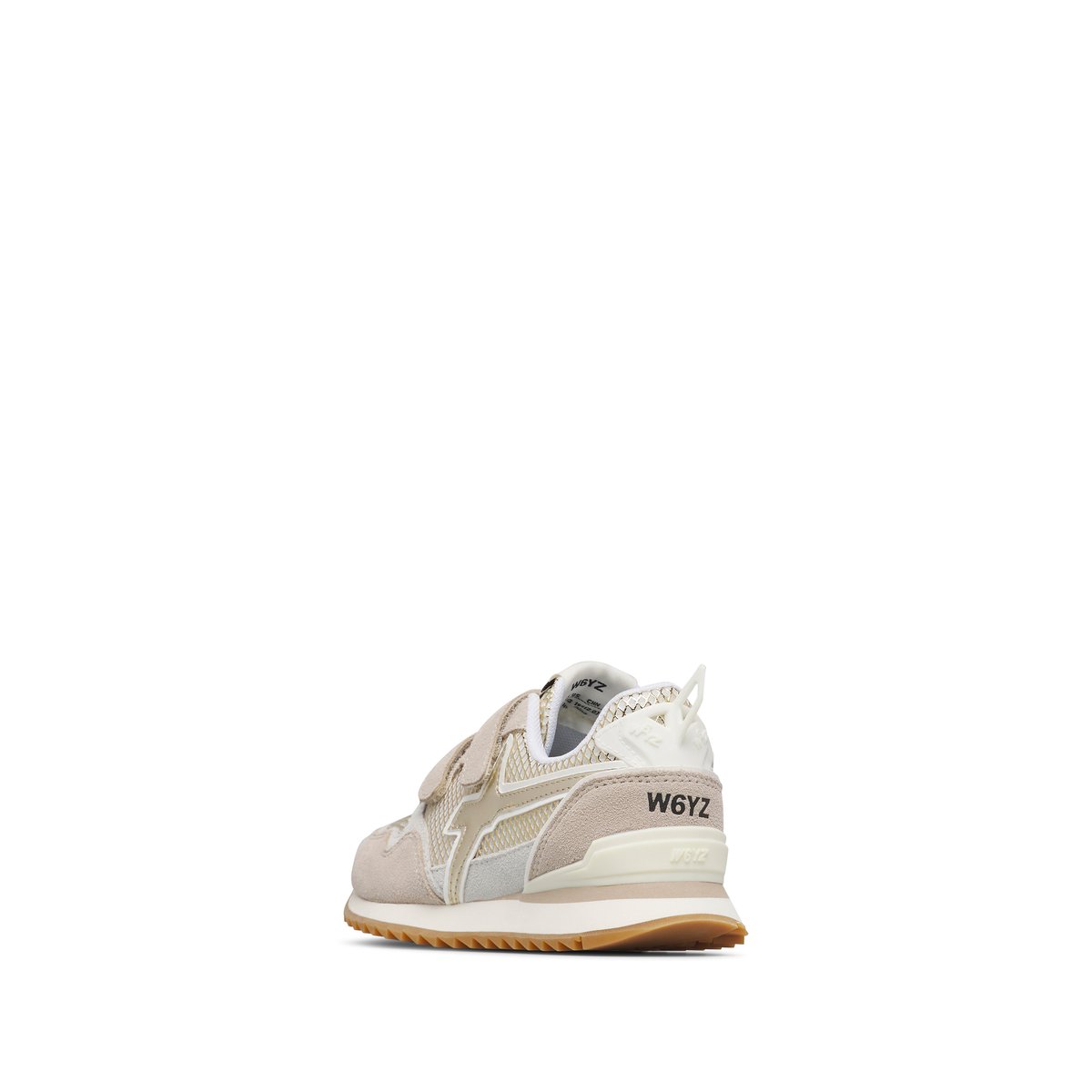 Baskets en daim et tissu technique JET VL-J. beige-or, W6YZ
