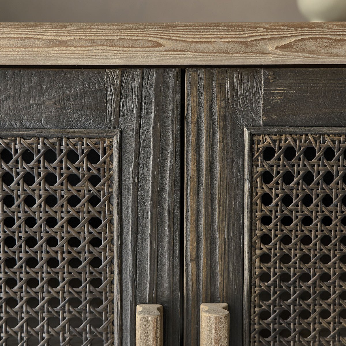 Buffet en bois recyclé massif 173 cm JUNKO gris, BERAH GETAH