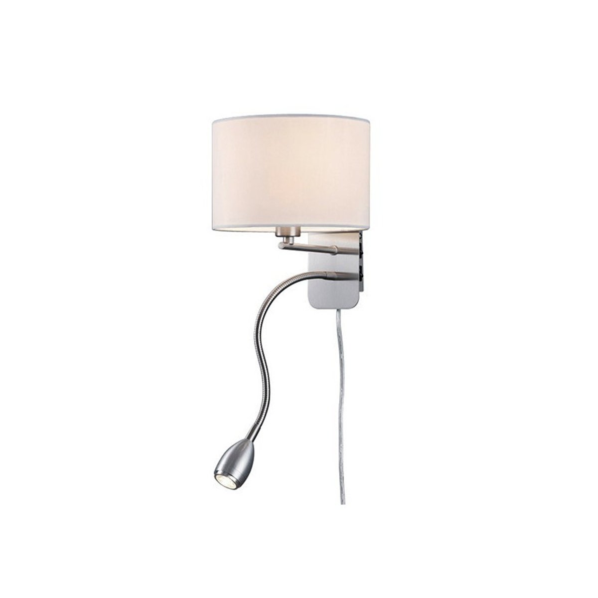 Liseuse Murale Flexible Martha Abat-jour Blanc blanc, MILLUMINE