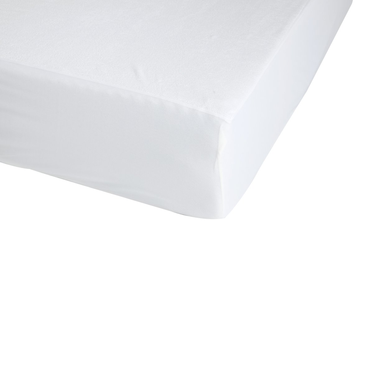 Protège matelas imperméable en coton issu de l'agriculture biologique - IVANA blanc, CAMIF