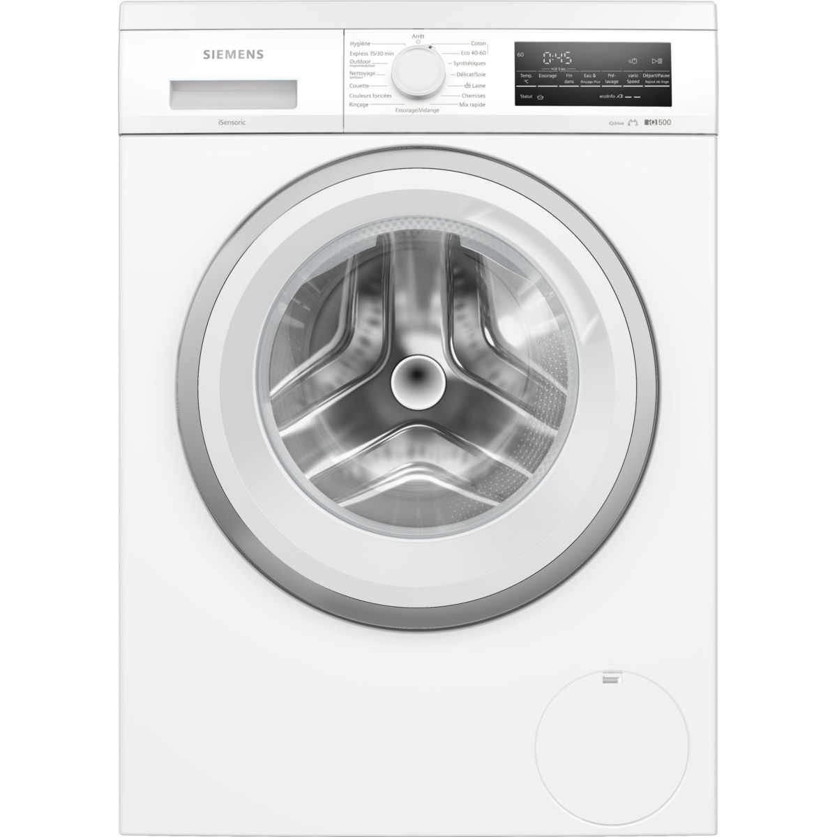 Lave linge hublot WU14UT60FR couleur unique, SIEMENS