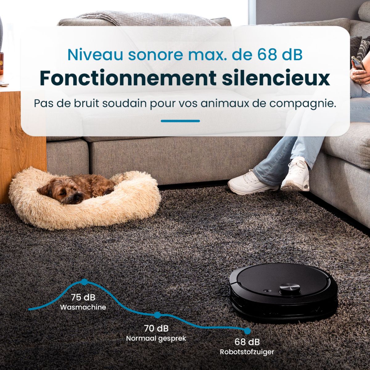 Robot Aspirateur Laveur All in one Z10 Plus couleur unique, EZICLEAN