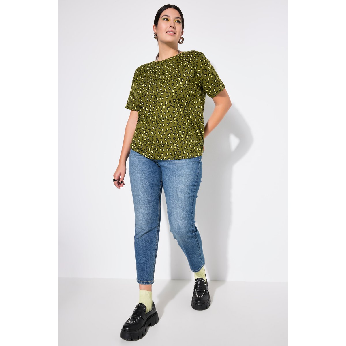Jean Mom 5 poches bleu jean, STUDIO UNTOLD
