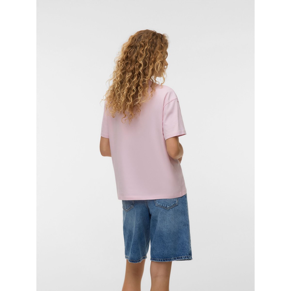 T-Shirt rose - pink-a-boo, VERO MODA