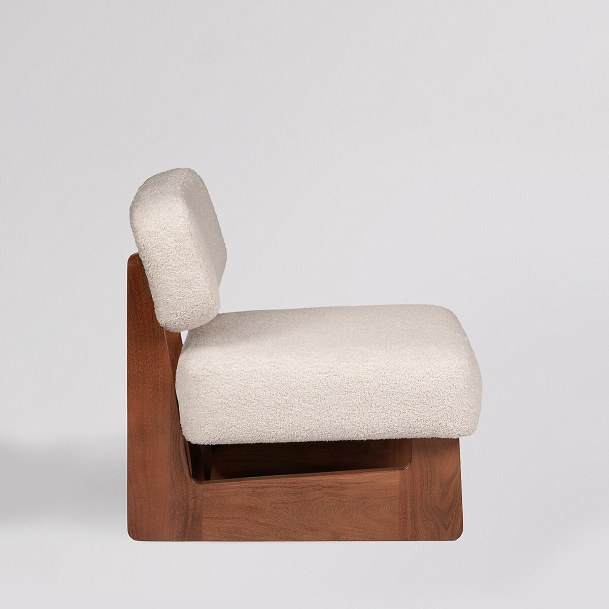 Kino Acacia Wood Armchair dark acacia wood, SWOON