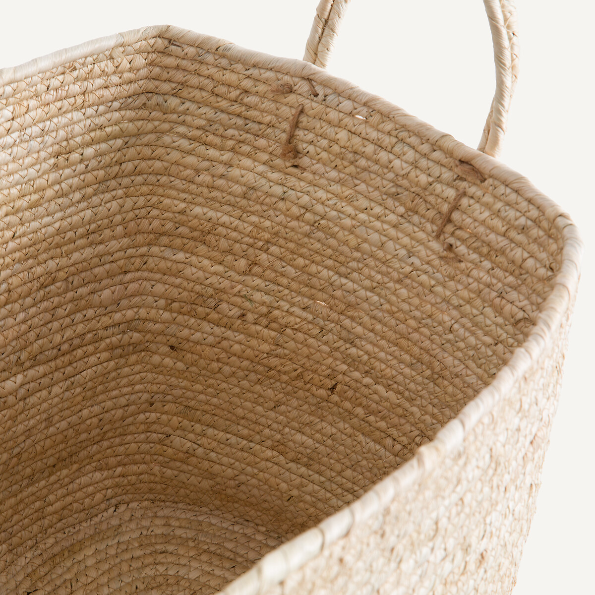 Lot de 2 paniers tressés en corde de maïs, Aiocha naturel, LA REDOUTE INTERIEURS