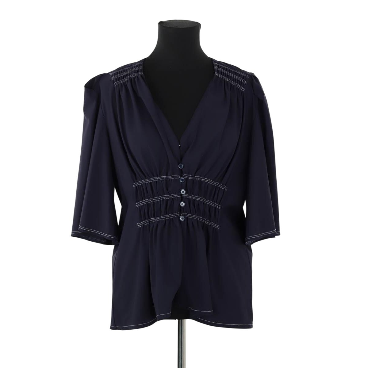 Blouse - Très Bon État bleu, CARVEN