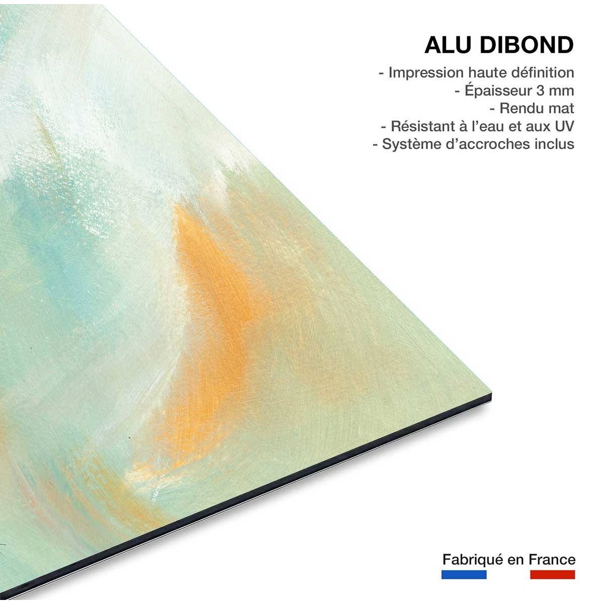 Tableau orange tableau alu dibond, HEXOA