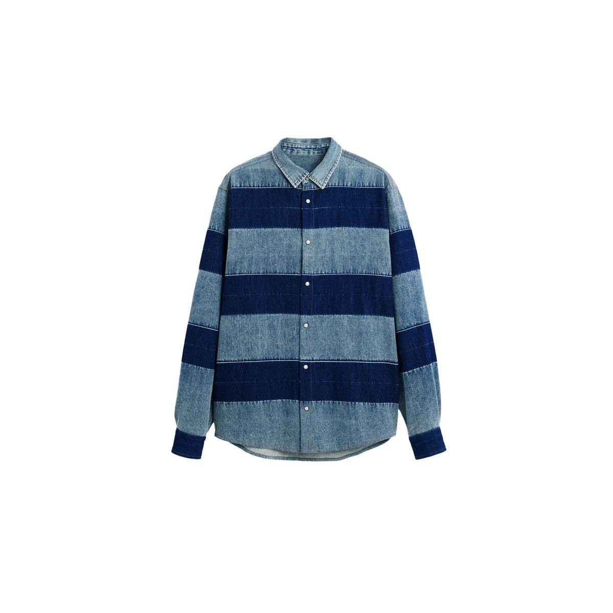 Chemise en denim à rayures bleu, DESIGUAL