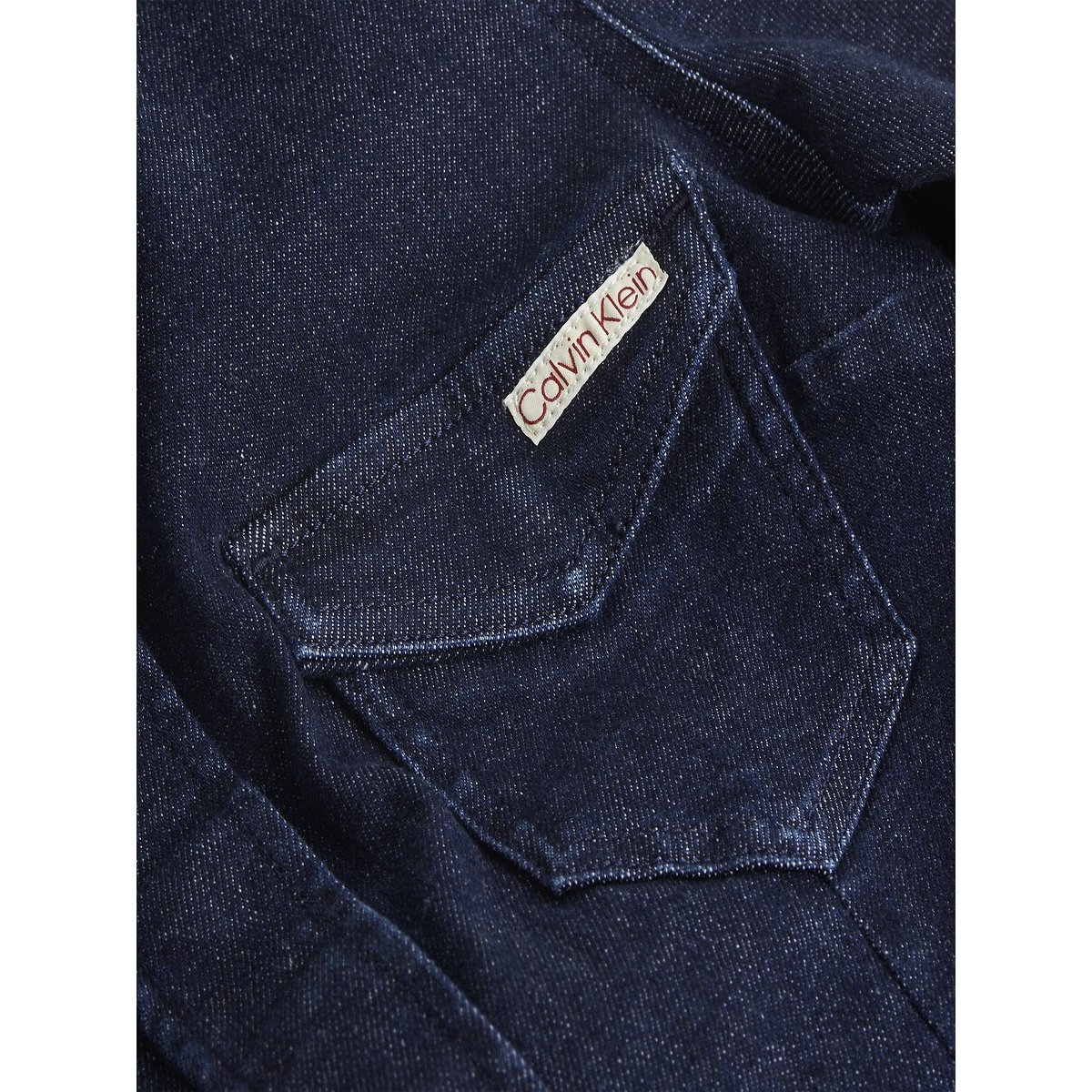 Denim Mini Shirt Dress with Long Sleeves 90002342, CALVIN KLEIN JEANS