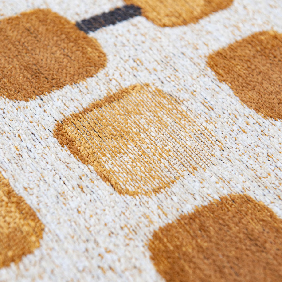 Tapis intérieur/extérieur tissé plat PEACHY jaune, NOVATREND