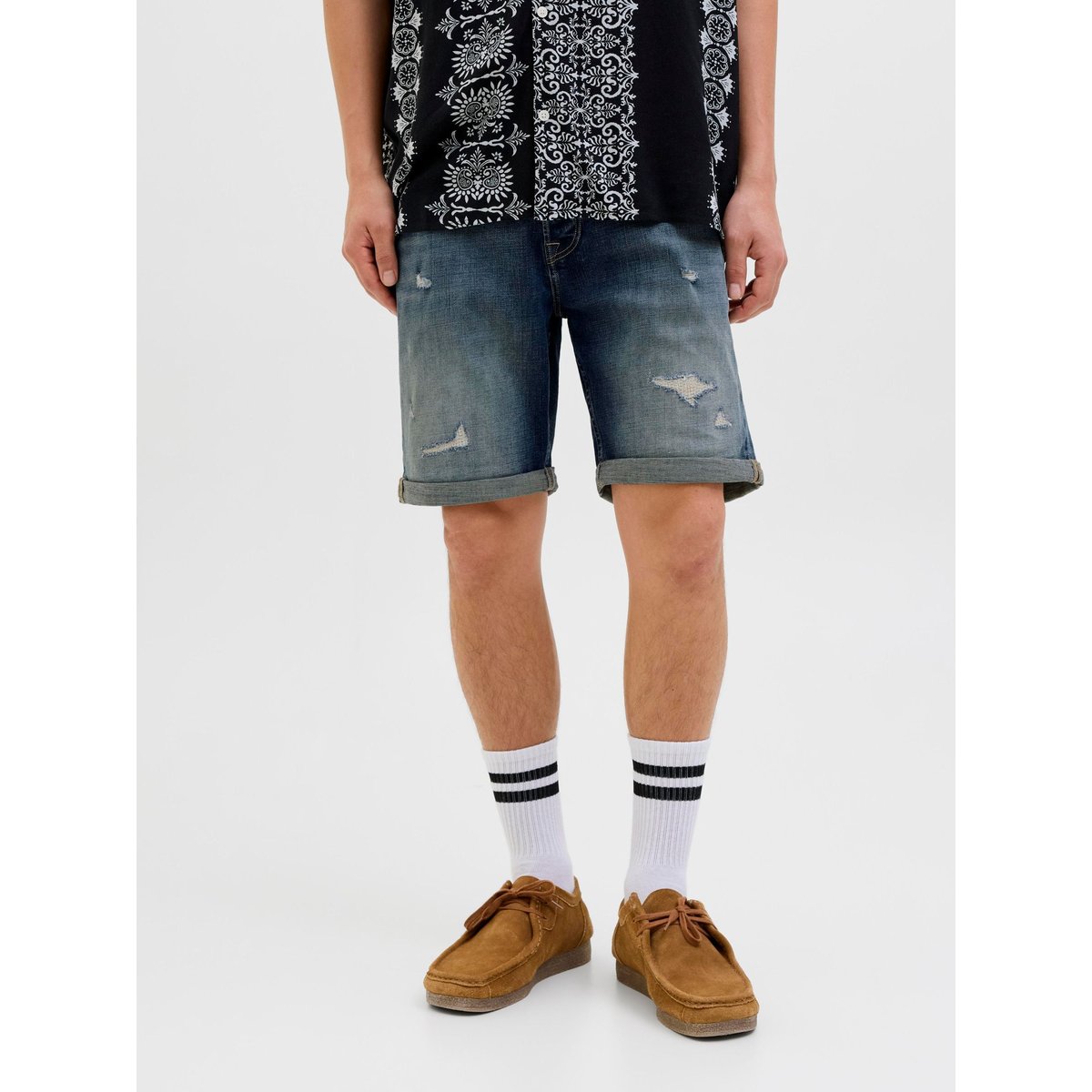 Short En Denim bleue - blue denim 1, JACK & JONES