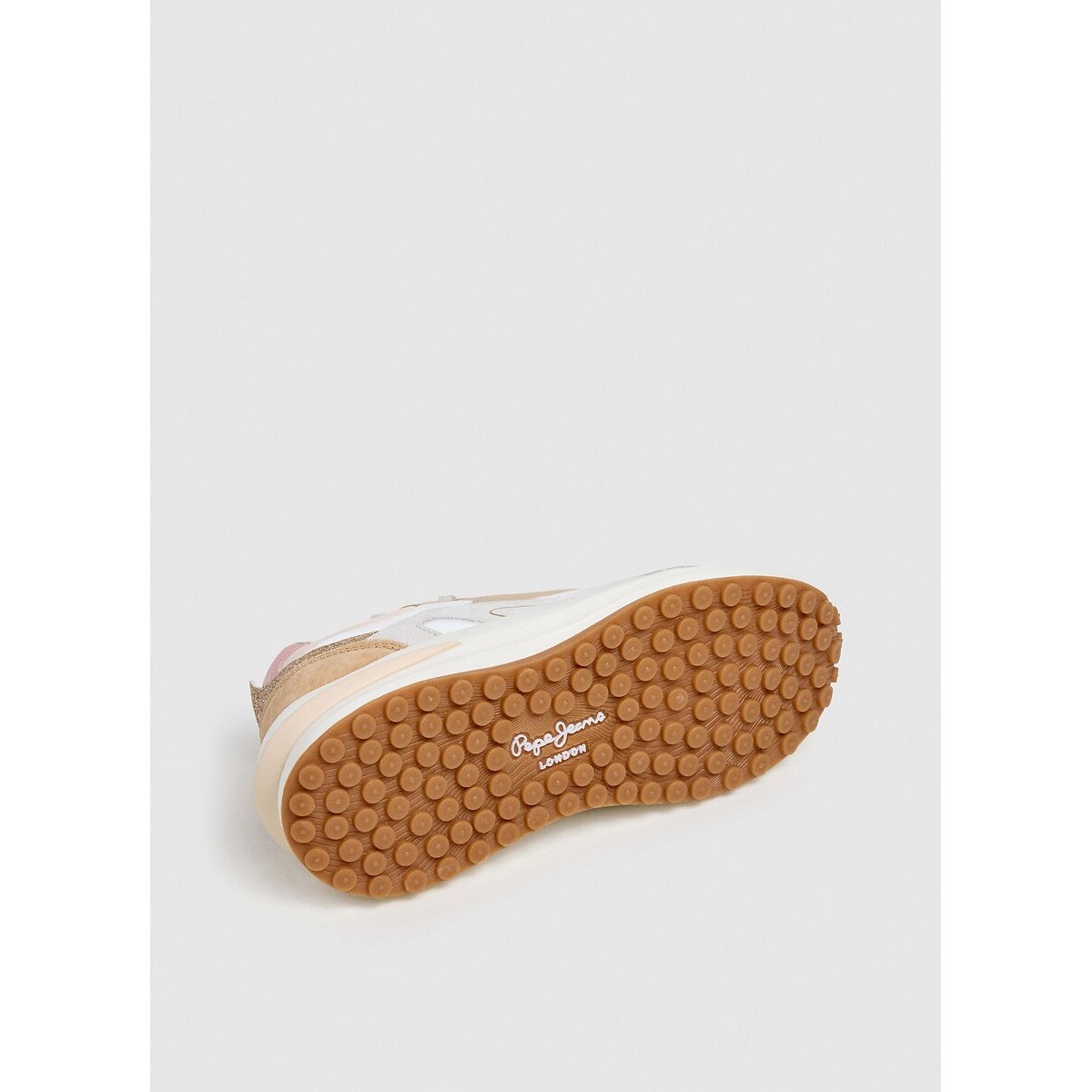 Sneaker Winslow Glit beige/rosa, PEPE JEANS