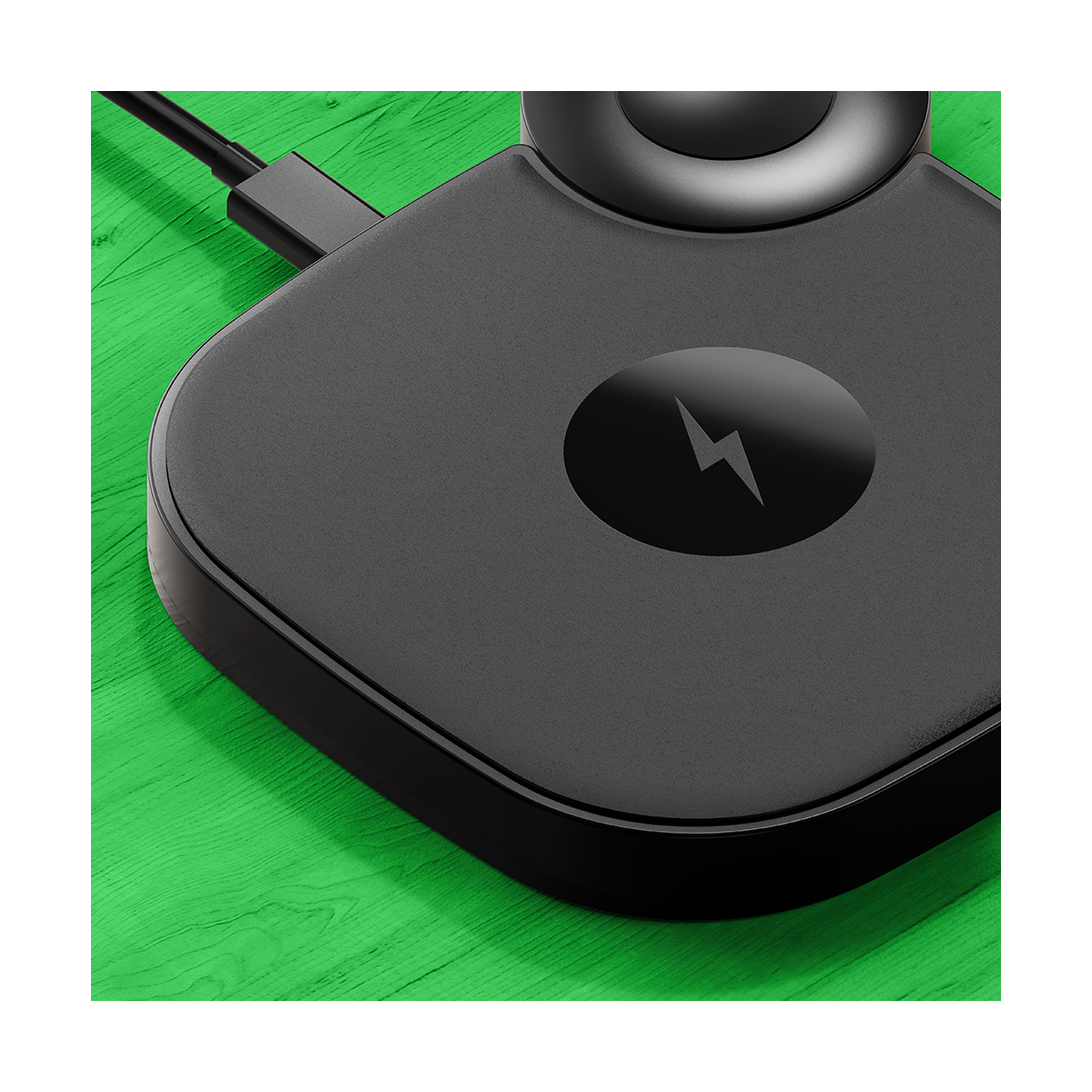 Chargeur sans fil 2 en 1 PAD couleur unique, LIVOO