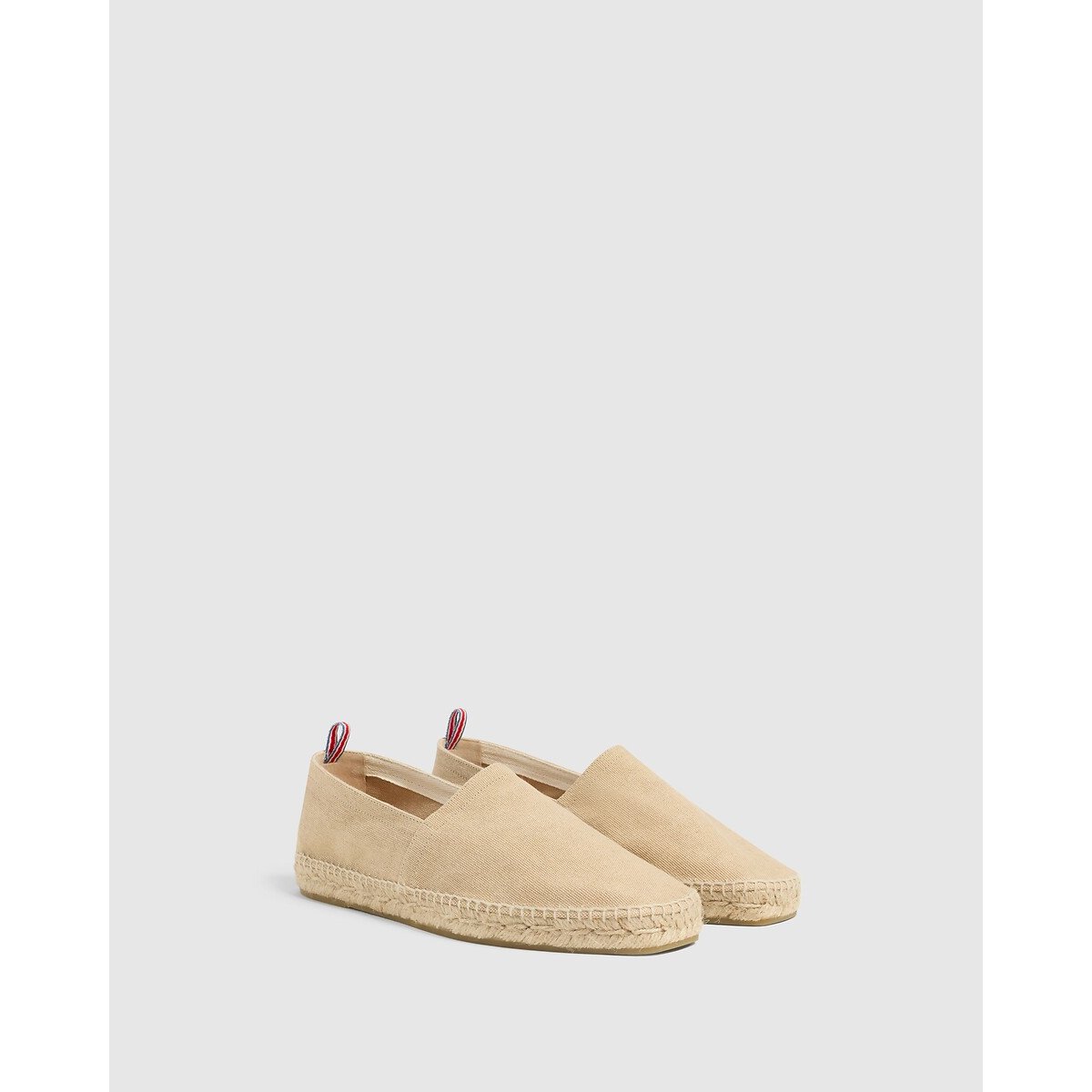 Espadrilles en coton beige, CASTANER