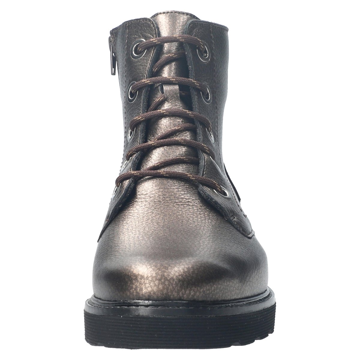Bottines en cuir ODALIA gris metallique 5.5, MEPHISTO