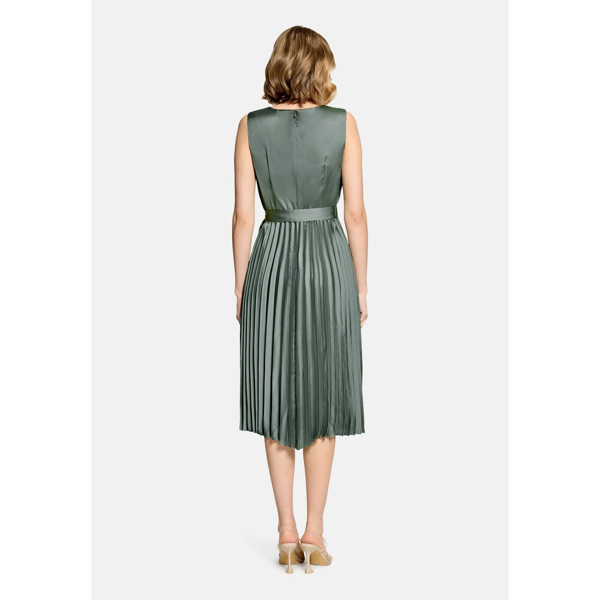 Robe longueur midi à plis lily pad, BETTY & CO