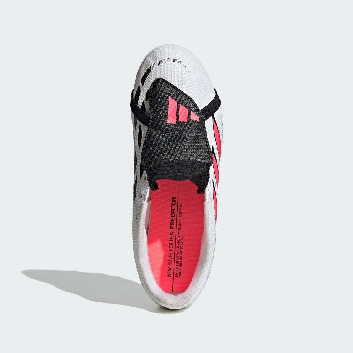 Chaussure De Football Languette Rabattue Predator Club Terrain Souple/Multi-Surfaces Enfants cloud white / solar turbo / core black, adidas Performance