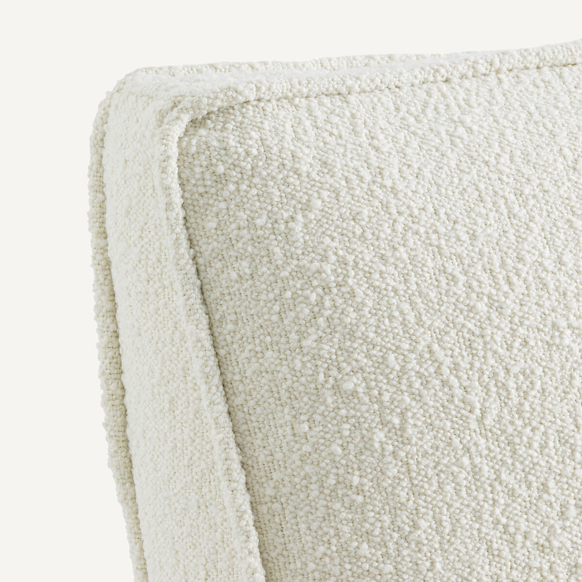 Coussins tissu bouclette pour fauteuil Dilma ecru, AM.PM