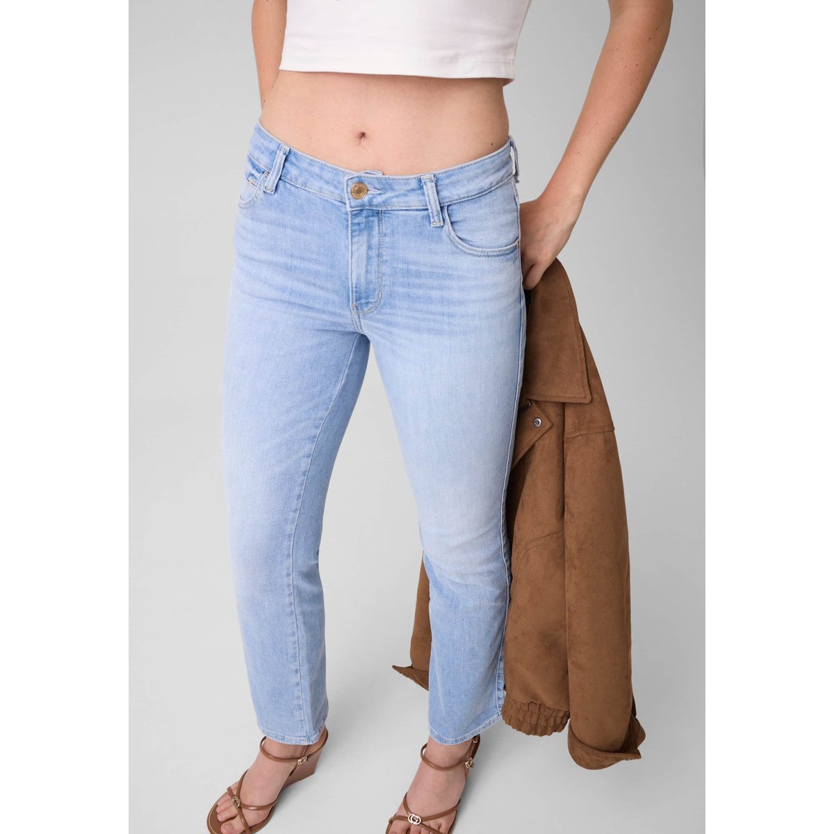 Sexy Straight Jeans bleu clair, GUESS