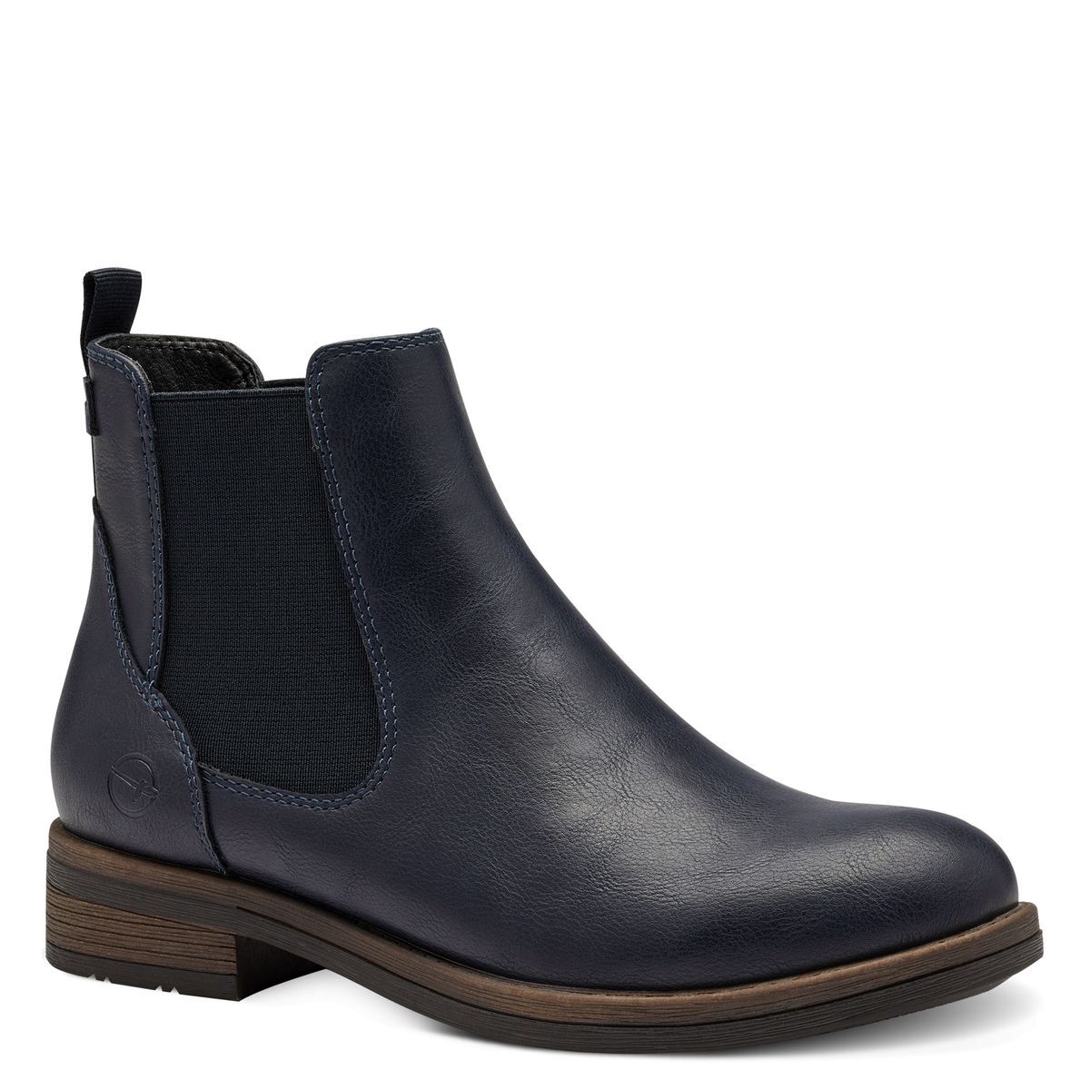 Bottines plates bleu marine, TAMARIS