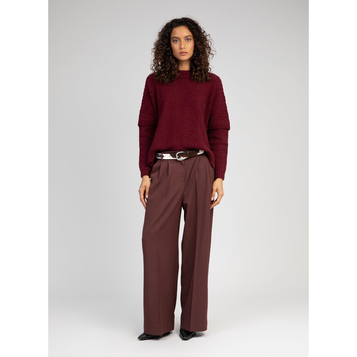 Pantalon PEPINA chocolat, AN'GE