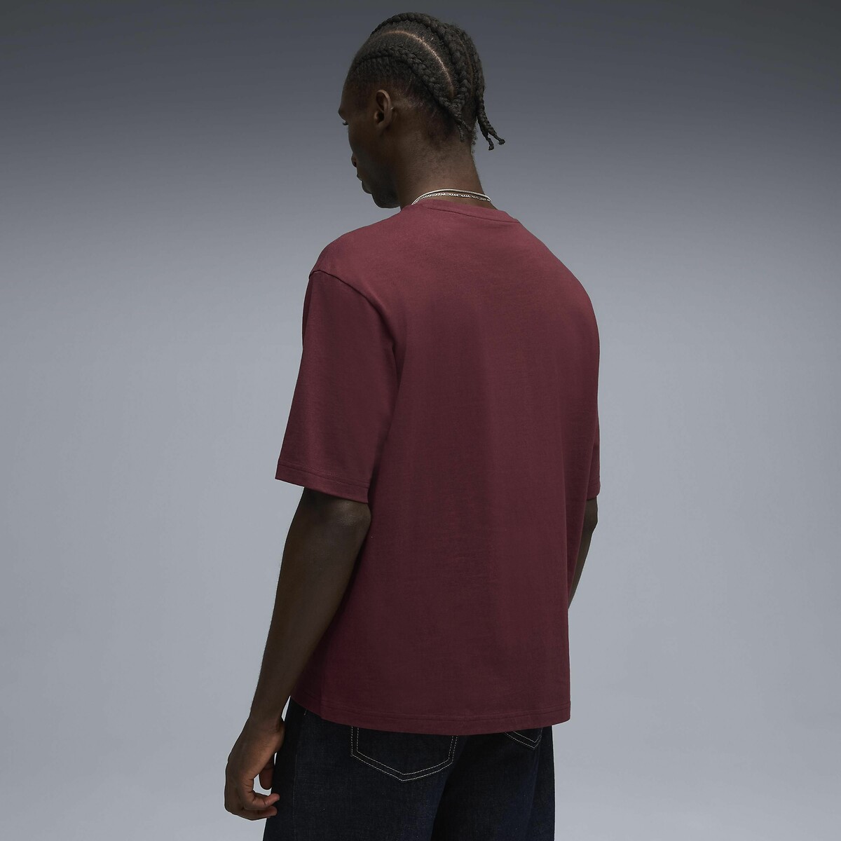 Prime Essential T-Shirt with Short Sleeves burgundy, PUMA