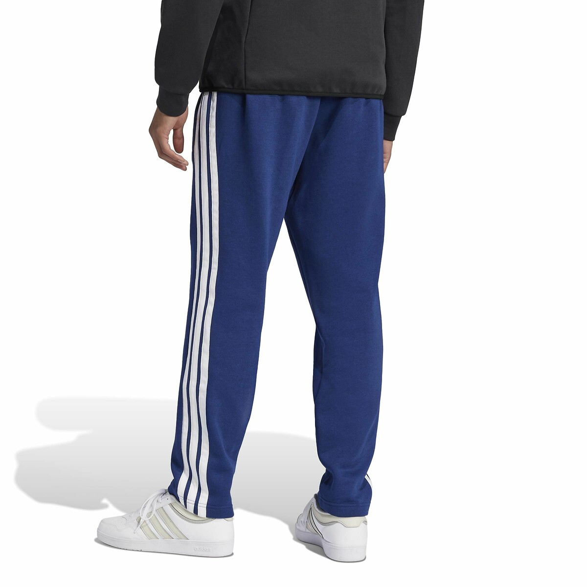 Essentials 3-Stripes Straight Joggers in Fleece blue, ADIDAS SPORTSWEAR