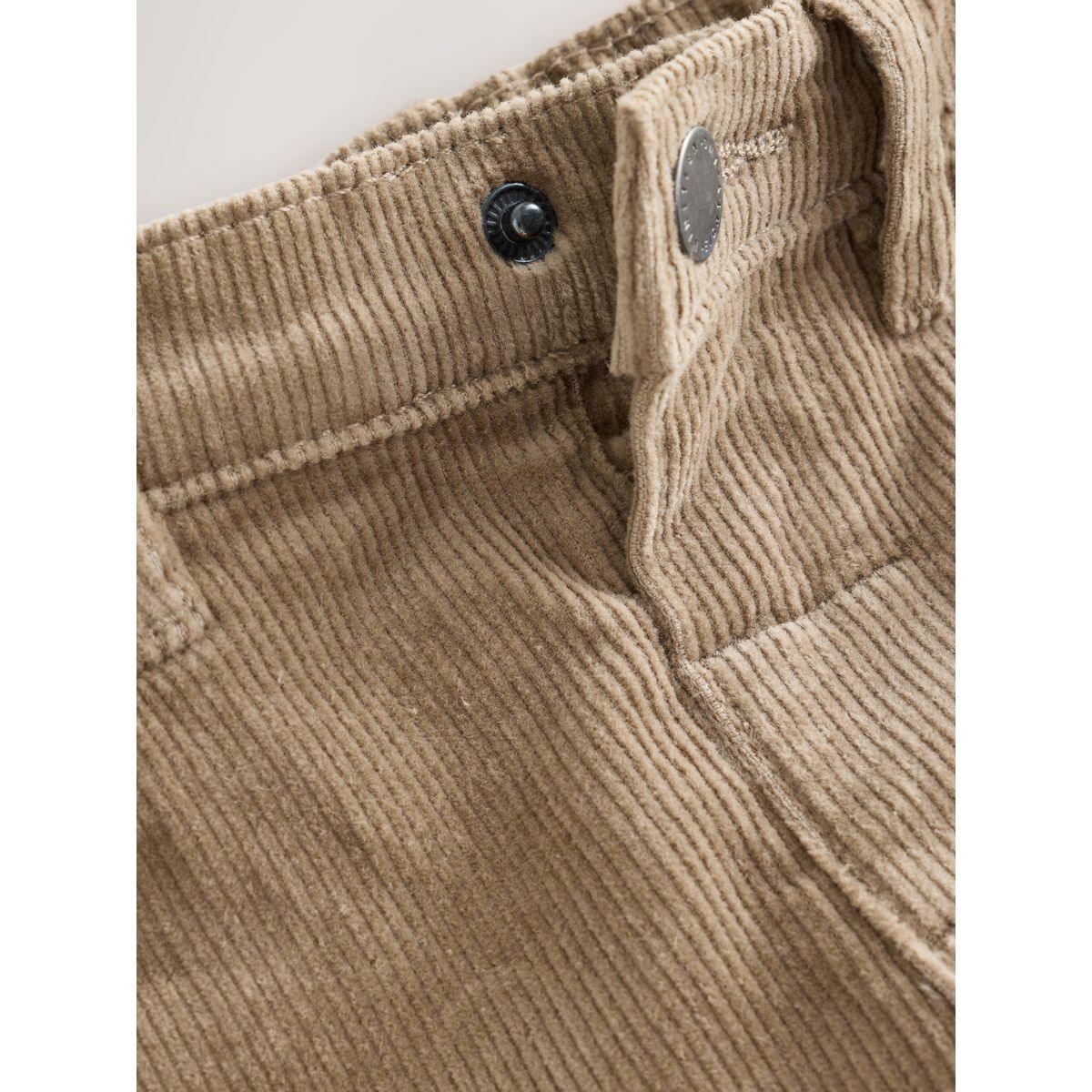 Pantalon en velours côtelé, lot de 2 bleu marine/grège, NEXT