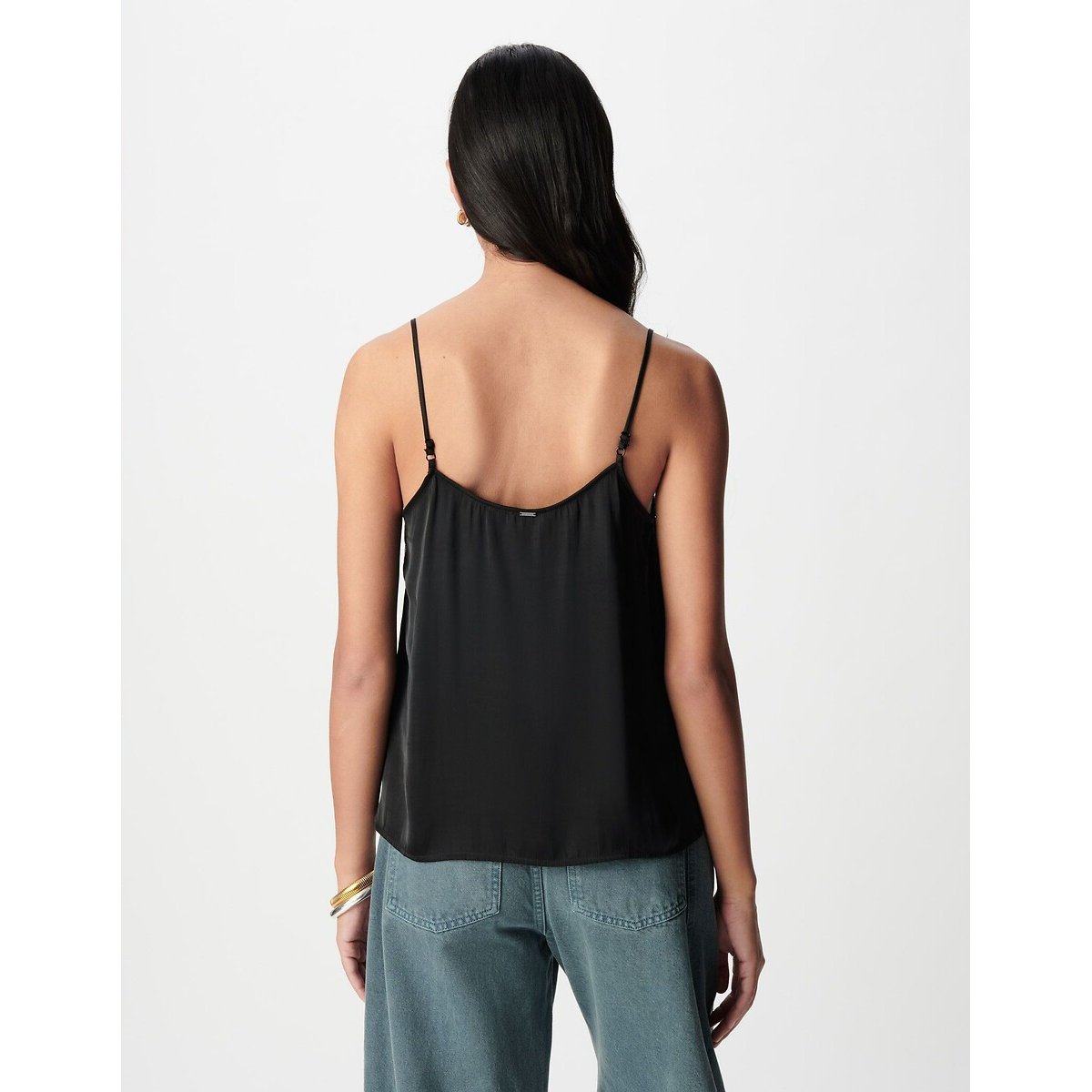 Top in pizzo nero , IKKS