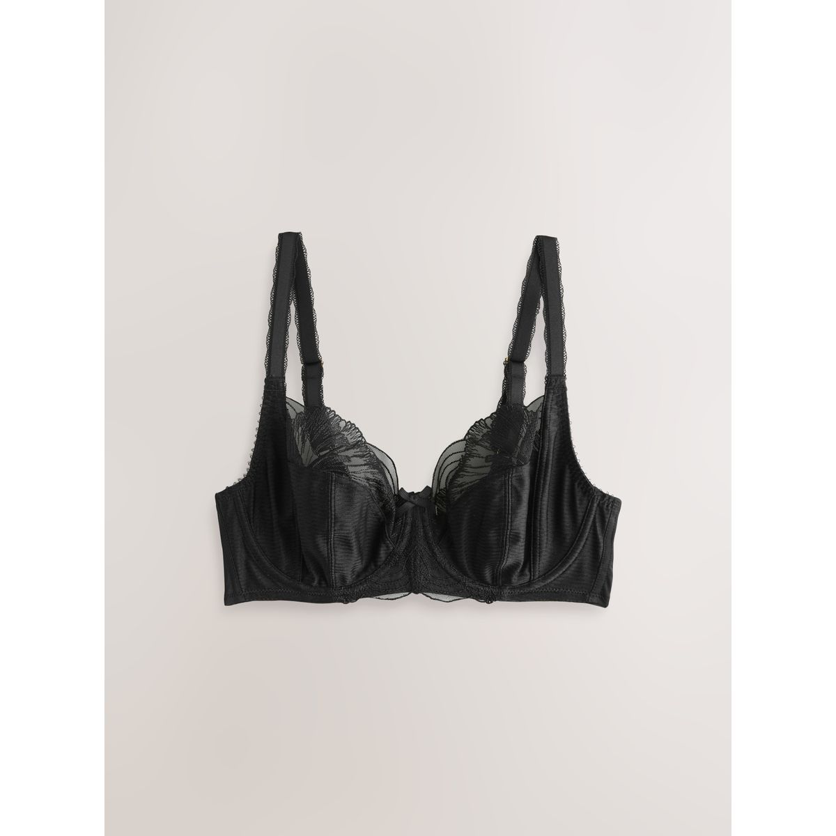 Soutien-gorge emboîtant brodé noir, NEXT