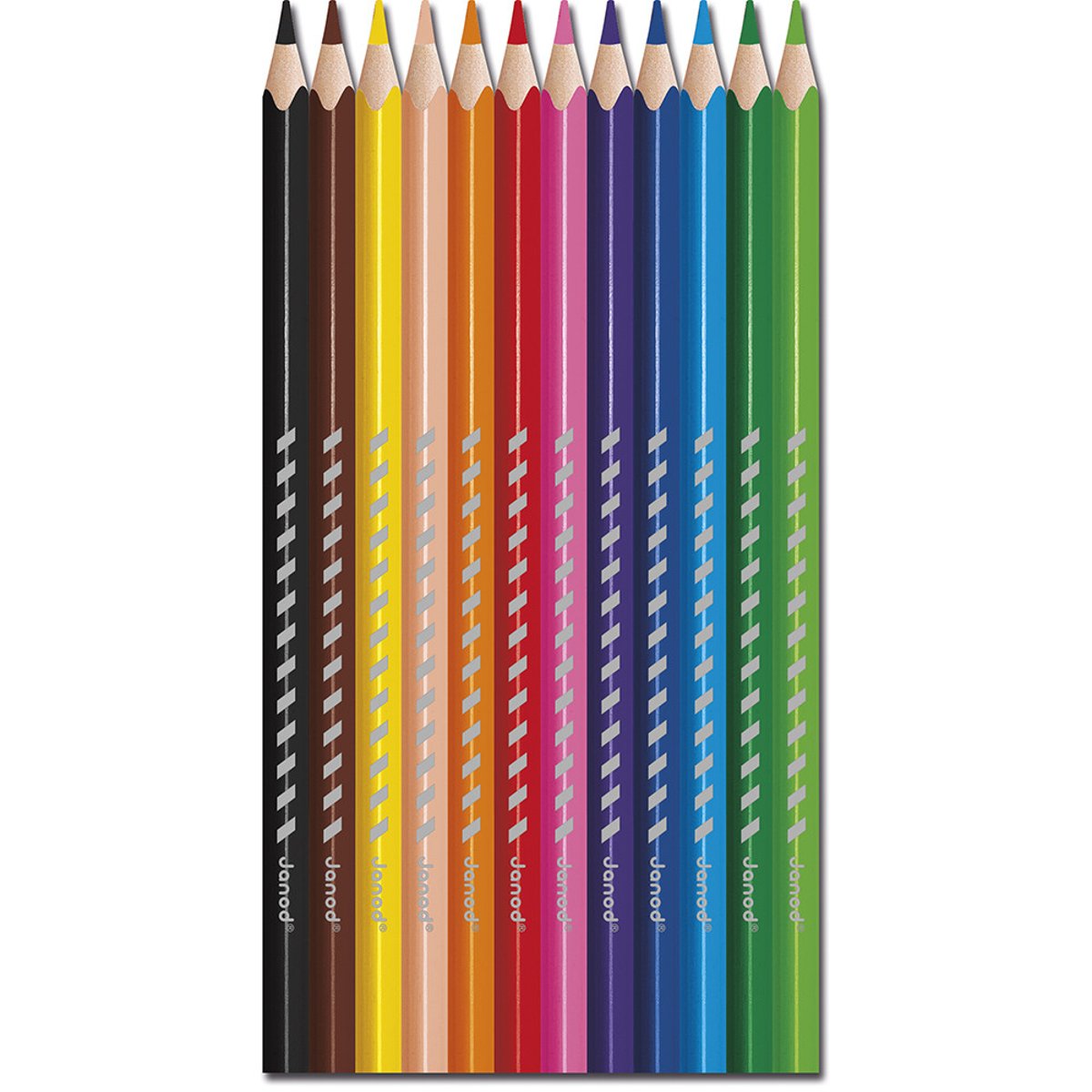 Crayons De Couleur X12 couleur unique, JANOD