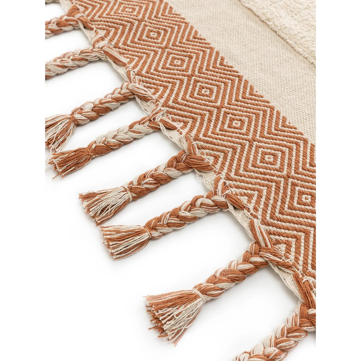 Tapis en coton fait main GIBSON orange, BENUTA