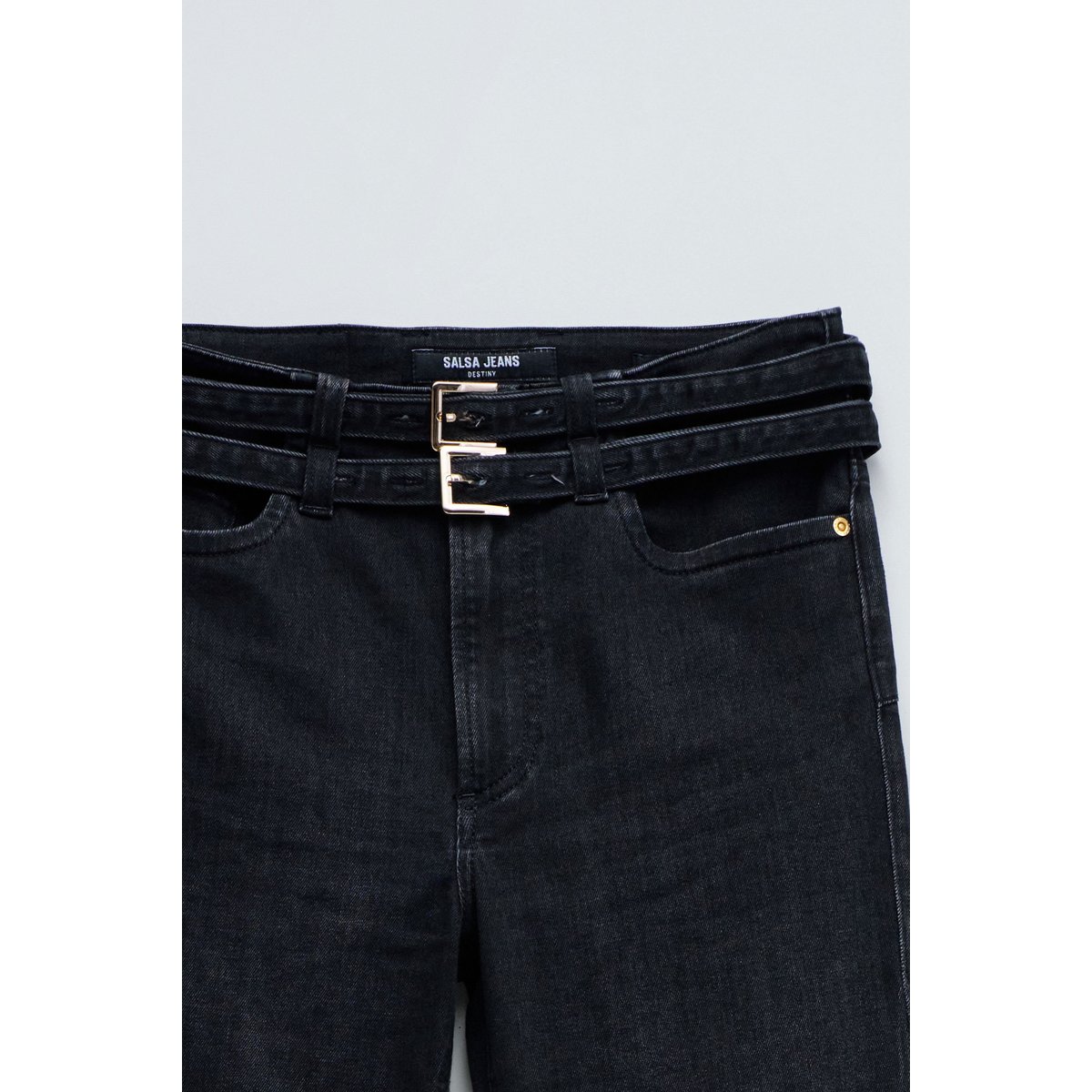 JEAN DESTINY PUSH UP BOOTCUT noir, SALSA JEANS