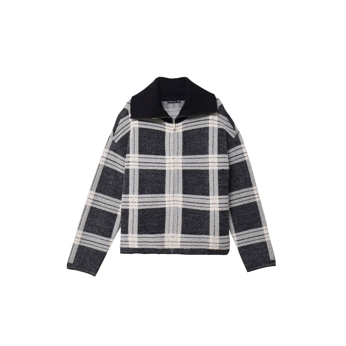 Gilet col camionneur gris anthracite, BREAL