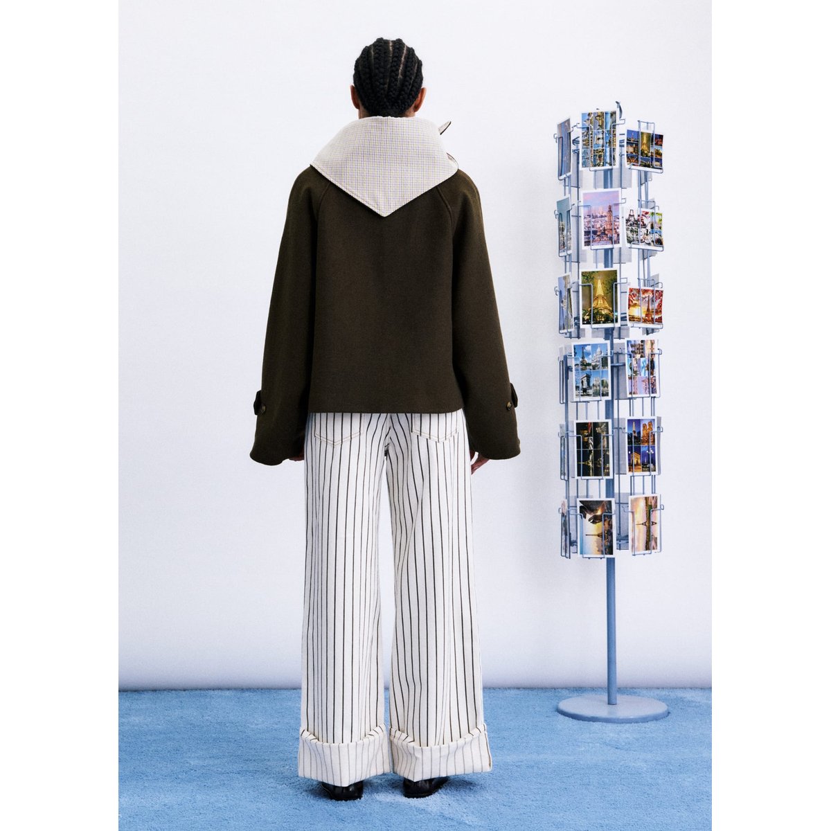 Manteau Pembroke en coton PEMBROKE vert kaki, FRNCH