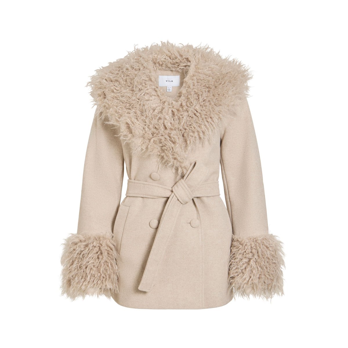 Veste marron - natural melange1, VILA