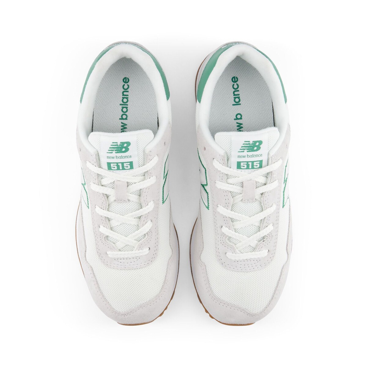 Baskets 515 blanc/gris/vert, NEW BALANCE
