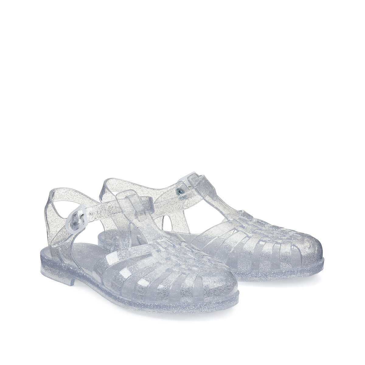 Meduse Sun 201 Sandals sparkly silver-coloured, MEDUSE