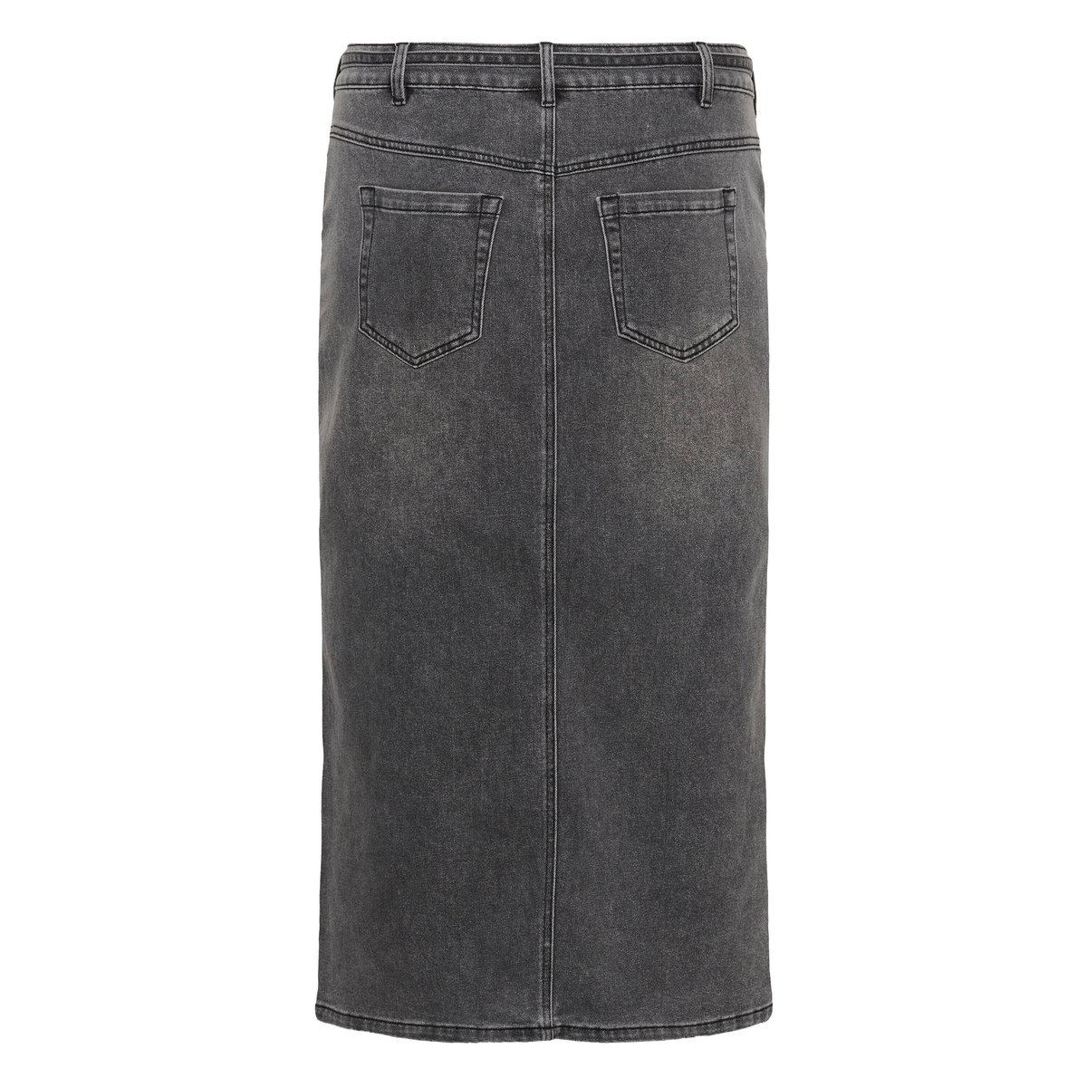 Jupe en jean gris medium grey denim, KAFFE CURVE