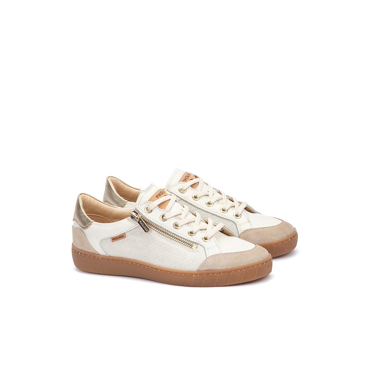 Baskets cuir Lanzarote off white, PIKOLINOS