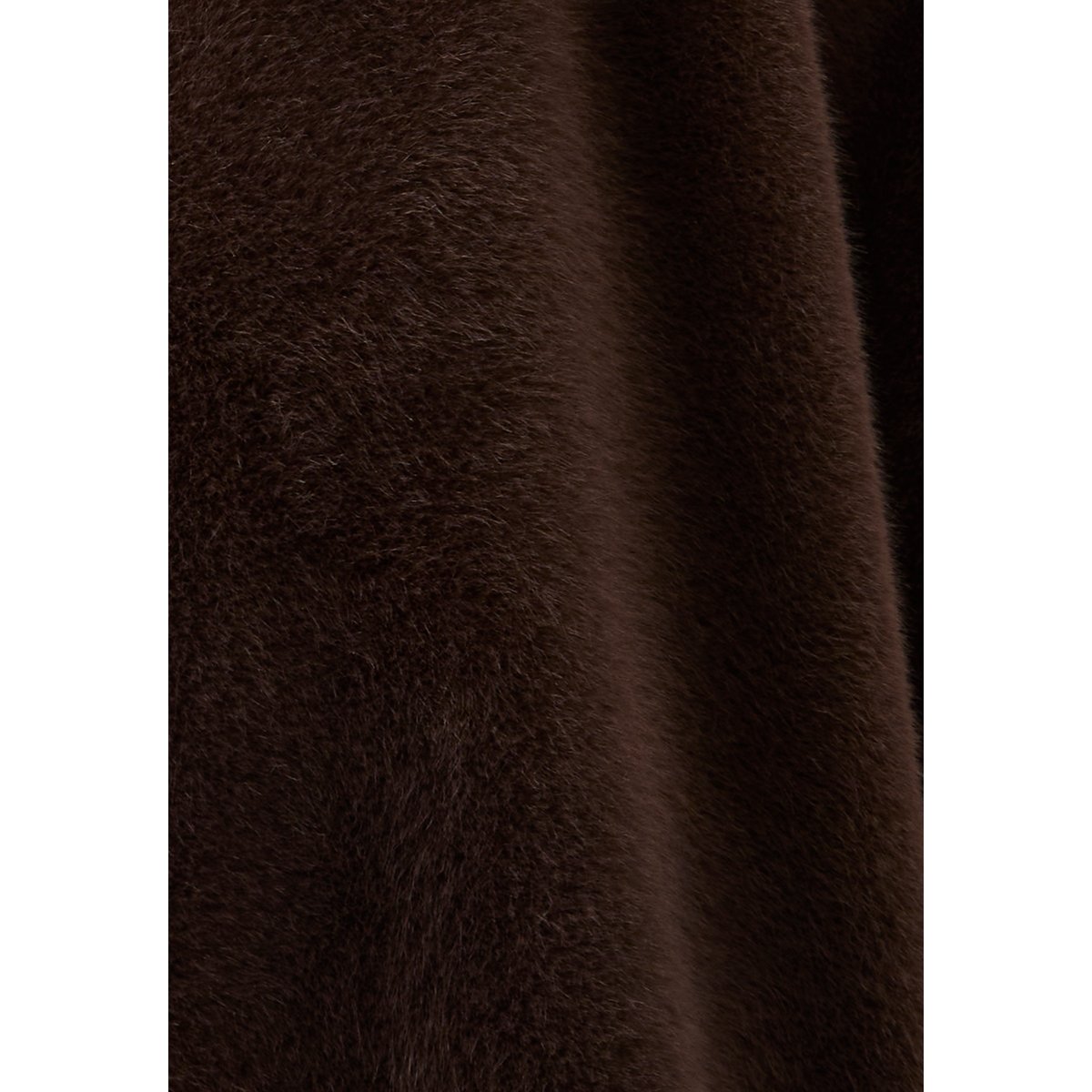 Manteau toucher doux marron chocolat, DAMART