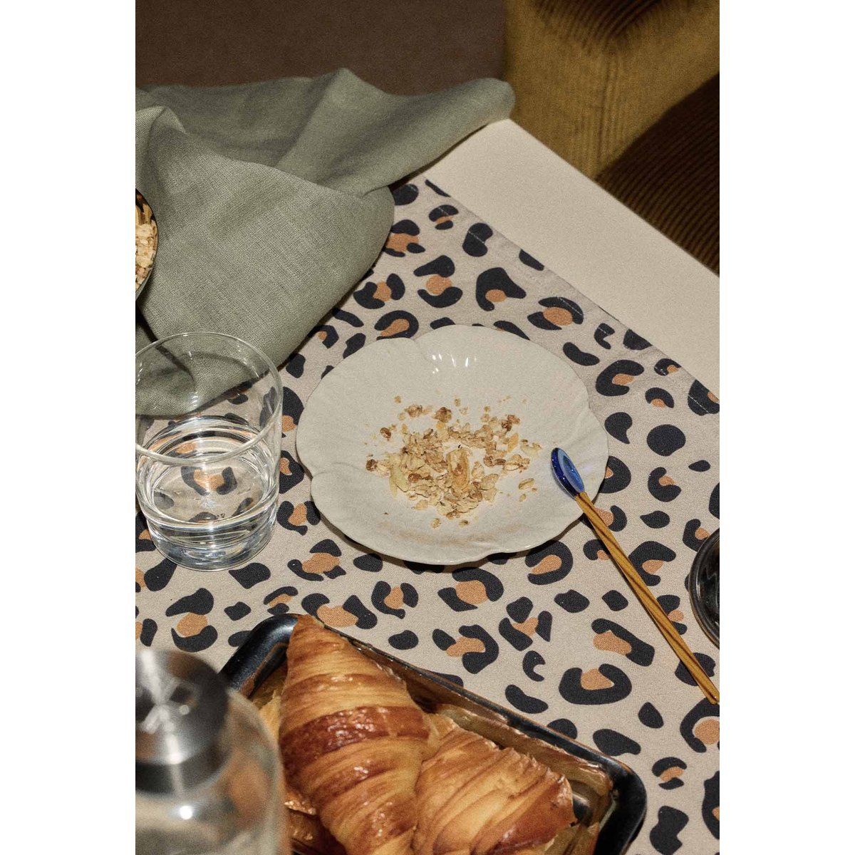 Set de table en coton, LÉOPARD léopard, GABRIELLE PARIS