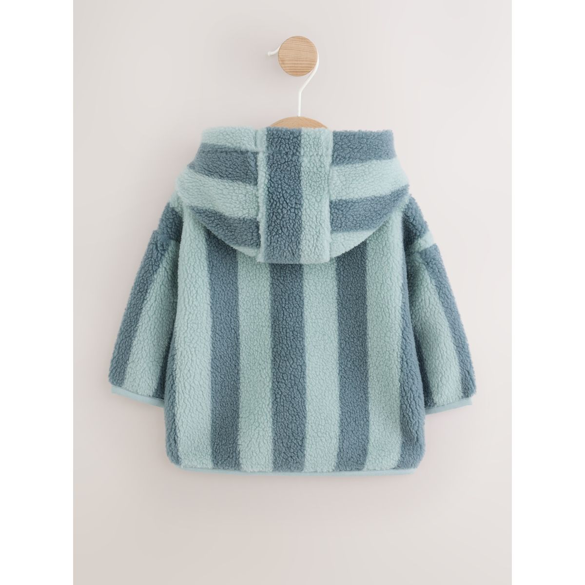 Veste bébé zippée en polaire rayures bleues, NEXT