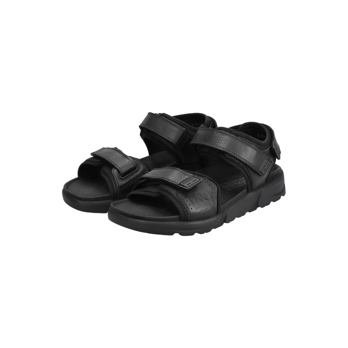 Sandales en cuir / textile TITO noir 5139, MEPHISTO