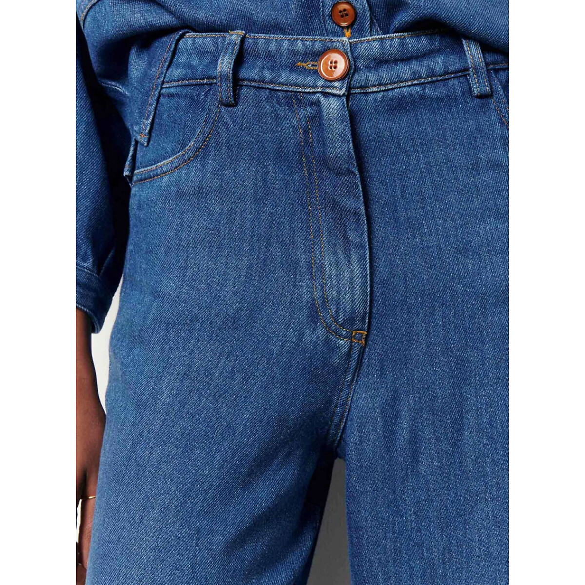Wijde, rechte jeans Nica jean, SESSUN