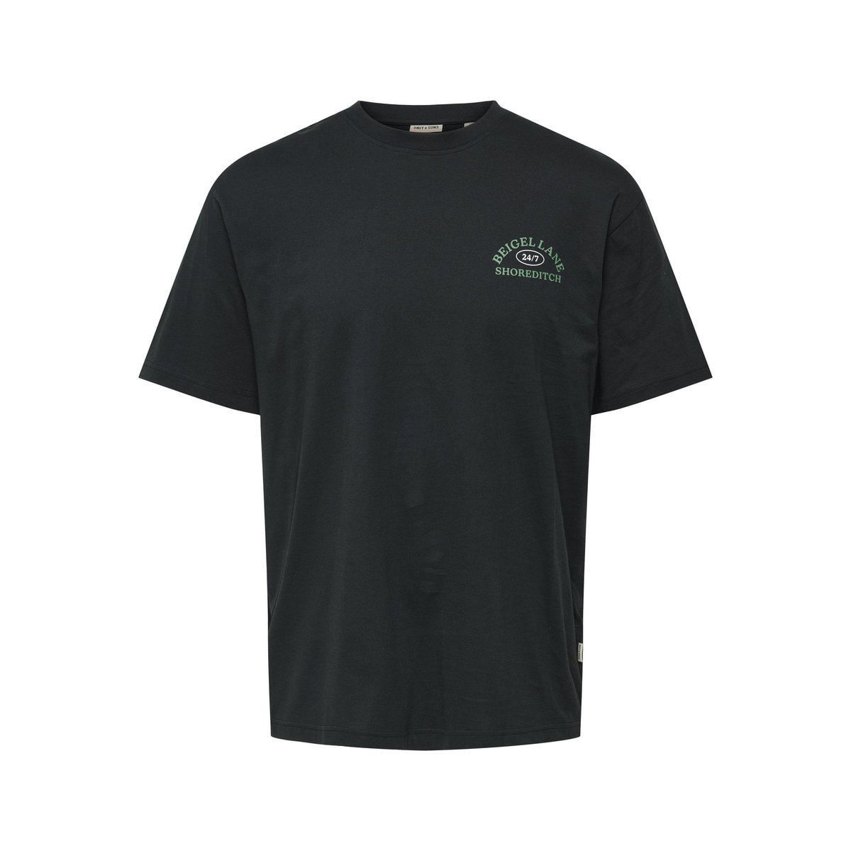 T-Shirt jet black, ONLY & SONS