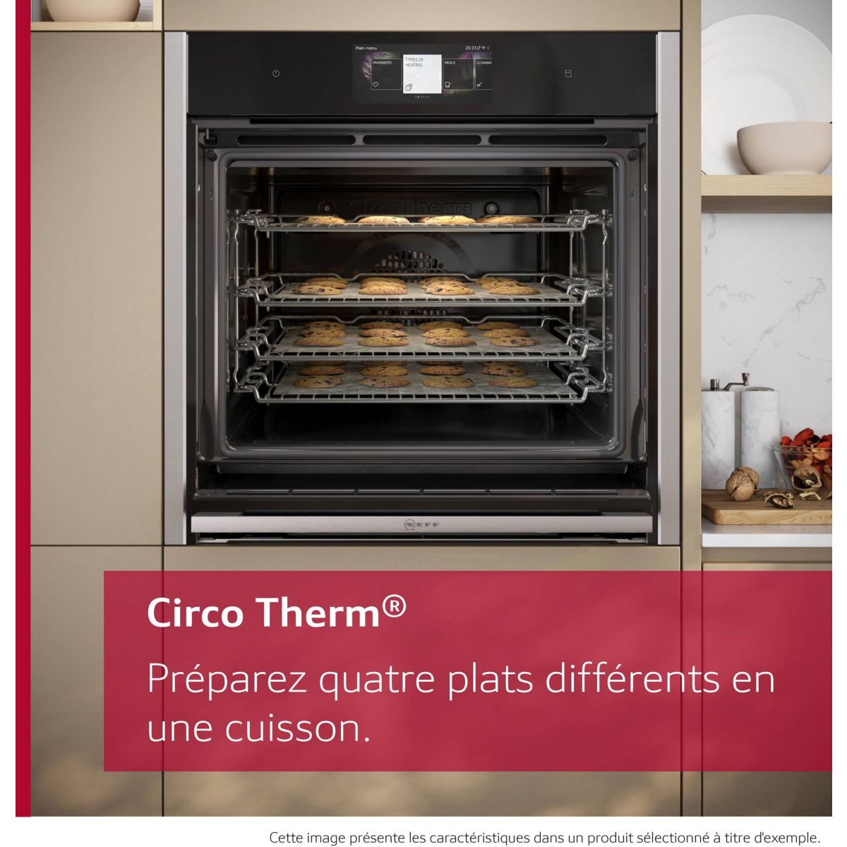 Four encastrable B64CS71N0 N90 Slide&Hide inox, NEFF