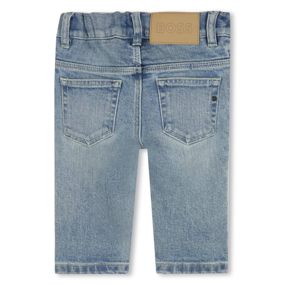 Pantalon en denim double stone+bleach, BOSS KIDSWEAR