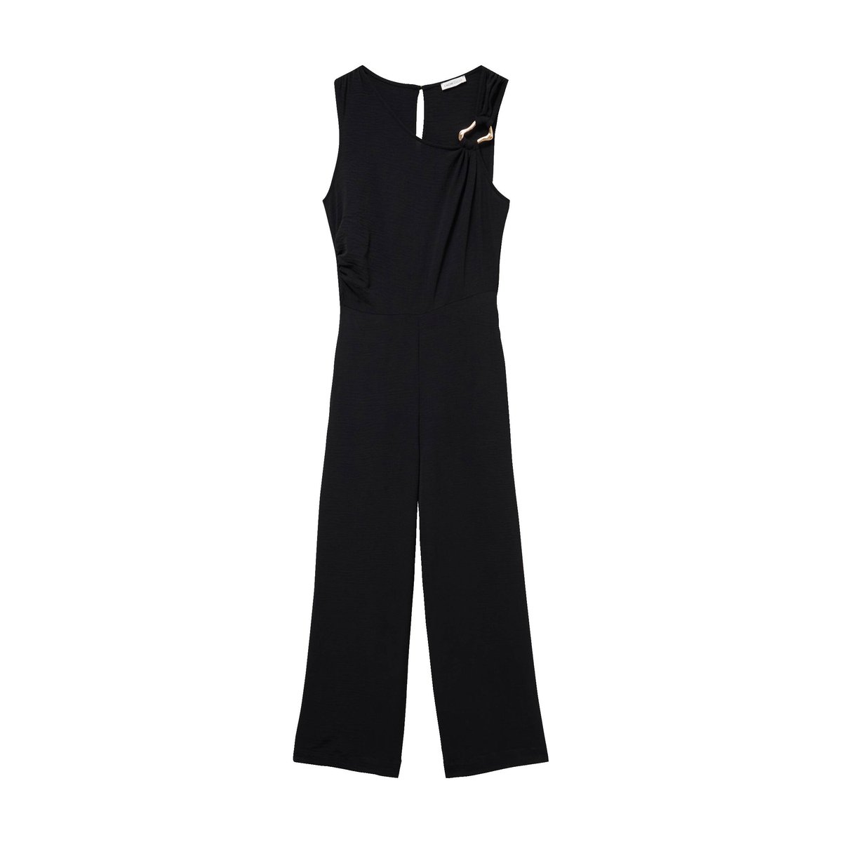 Combinaison large sans manches col rond noir, CACHE CACHE